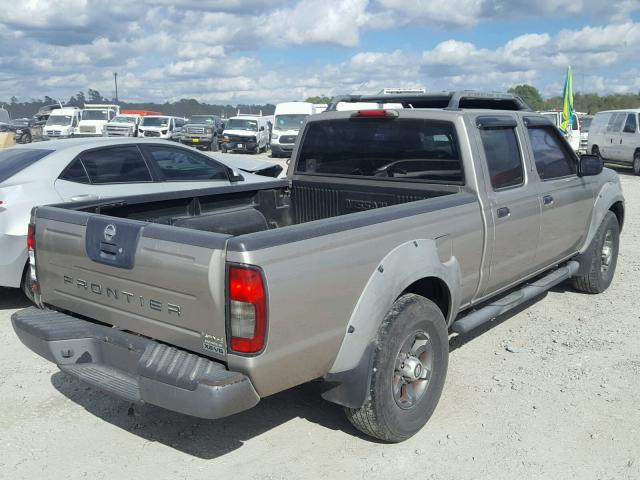 1N6ED29X92C369749 - 2002 NISSAN FRONTIER C TAN photo 4