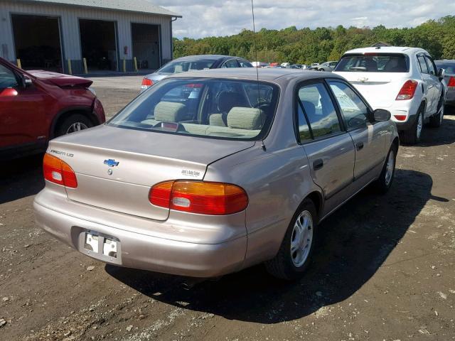 1Y1SK5288WZ400780 - 1998 CHEVROLET GEO PRIZM თაფლისფერი ფოტო 4