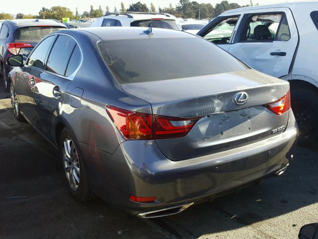 JTHBE1BL6D5000356 - 2013 LEXUS GS 350 GRAY photo 3