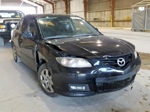 JM1BK12F671730669 - 2007 MAZDA 3 I BLACK photo 1