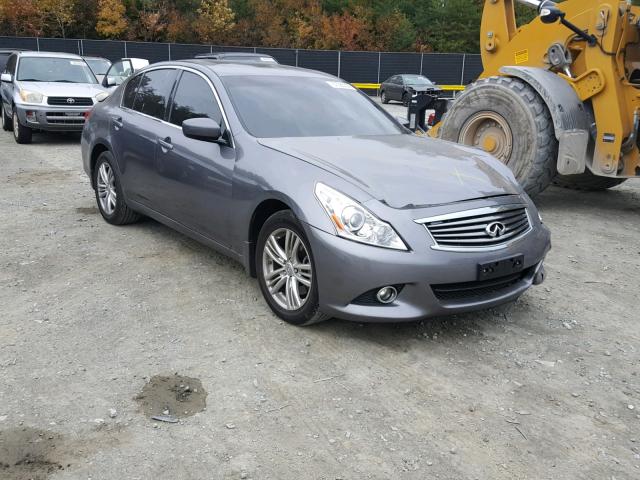 JN1CV6AR9DM357029 - 2013 INFINITI G37 GRAY photo 1