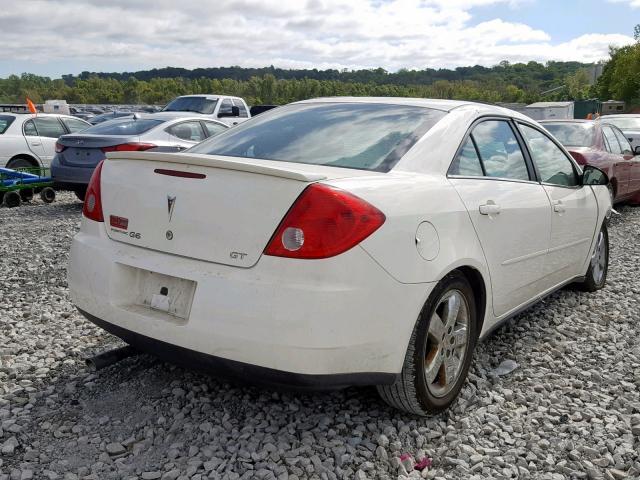 1G2ZH548354146670 - 2005 PONTIAC G6 GT WHITE photo 4