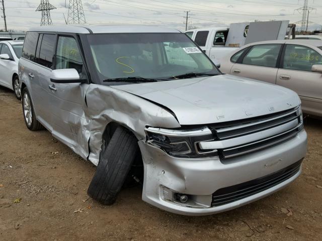 2FMHK6DT5EBD34983 - 2014 FORD FLEX LIMIT SILVER photo 1