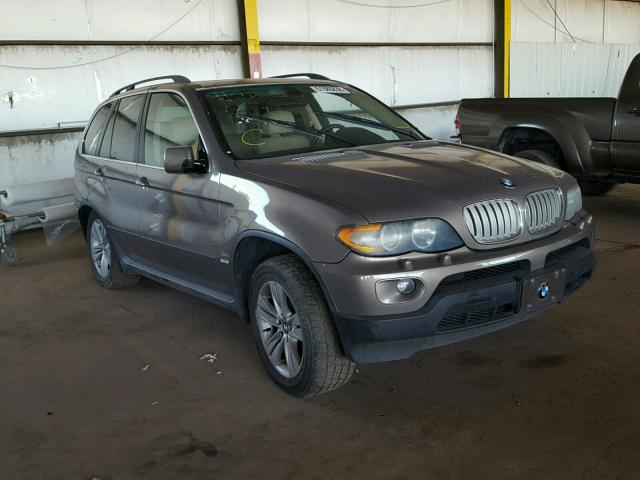 5UXFB53535LV19444 - 2005 BMW X5 4.4I BROWN photo 1