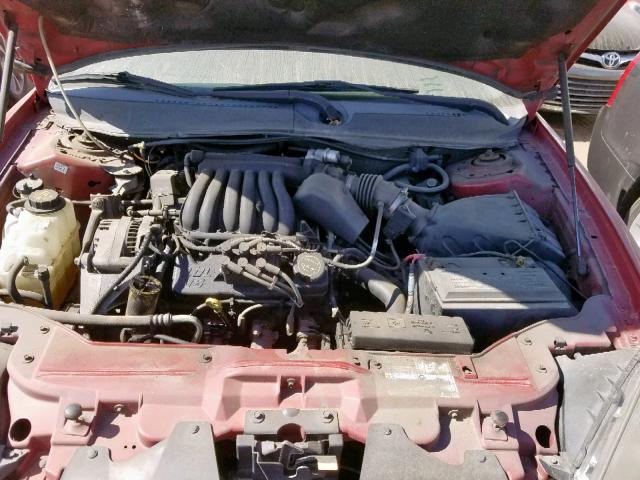 1FAFP55U91A109248 - 2001 FORD TAURUS SES RED photo 7