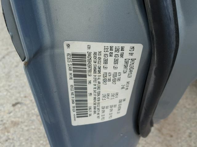 2A4GM68426R799110 - 2006 CHRYSLER PACIFICA T SILVER photo 10