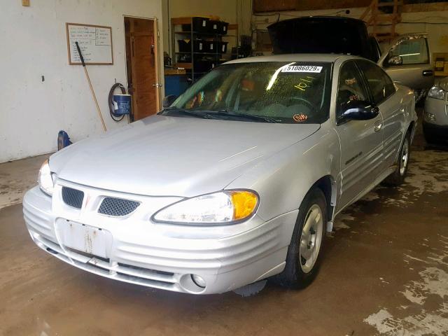 1G2NF52F92C133316 - 2002 PONTIAC GRAND AM S SILVER photo 2