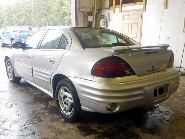 1G2NF52F92C133316 - 2002 PONTIAC GRAND AM S SILVER photo 3