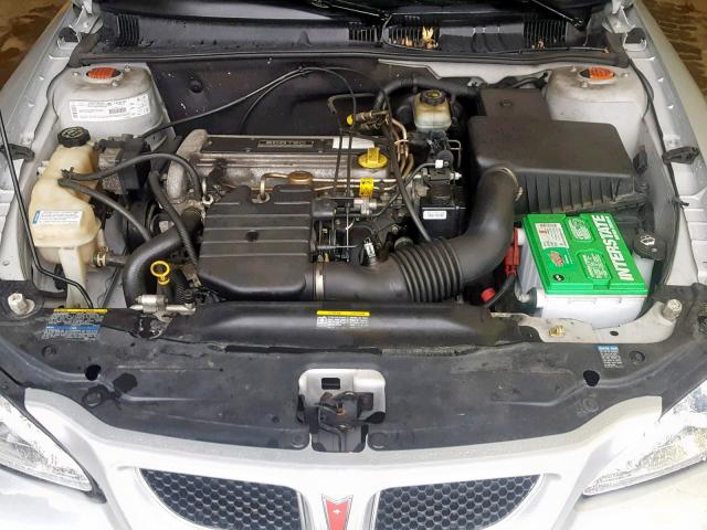 1G2NF52F92C133316 - 2002 PONTIAC GRAND AM S SILVER photo 7