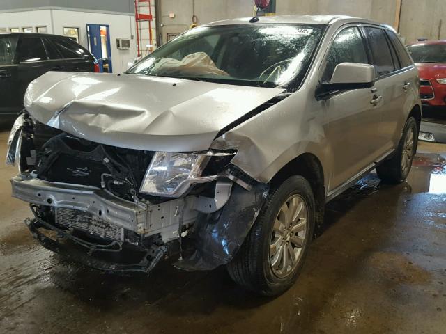 2FMDK48C98BA44862 - 2008 FORD EDGE SEL SILVER photo 2