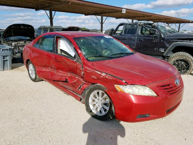 4T1BE46K97U027089 - 2007 TOYOTA CAMRY CE RED photo 1