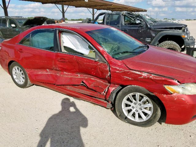 4T1BE46K97U027089 - 2007 TOYOTA CAMRY CE RED photo 9