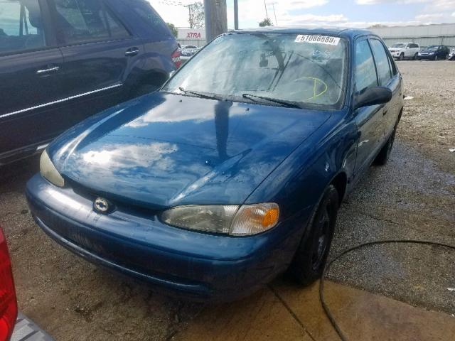 1Y1SK52862Z401906 - 2002 CHEVROLET GEO PRIZM ტურკოუსი ფოტო 2