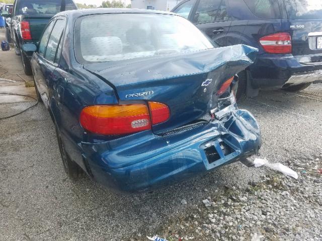 1Y1SK52862Z401906 - 2002 CHEVROLET GEO PRIZM ტურკოუსი ფოტო 3