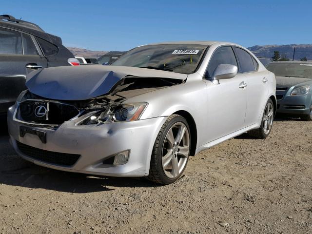 JTHBK262572036108 - 2007 LEXUS IS 250 SILVER photo 2