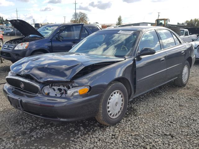 2G4WS55J241221866 - 2004 BUICK CENTURY CU CHARCOAL photo 2