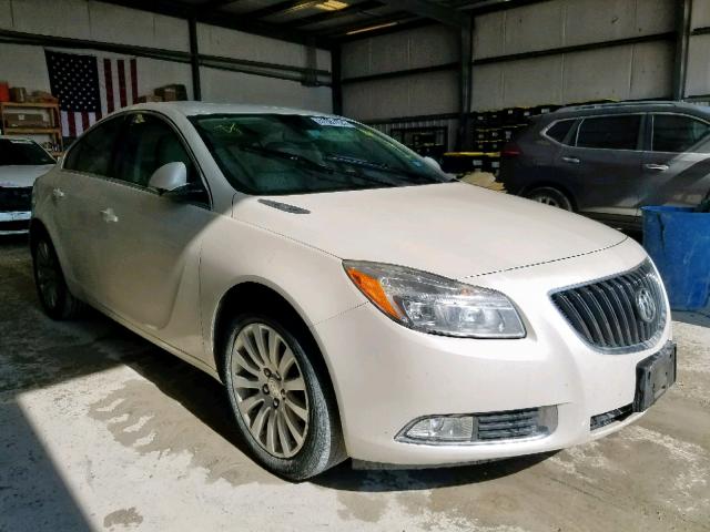 2G4GR5EK4C9159721 - 2012 BUICK REGAL WHITE photo 1