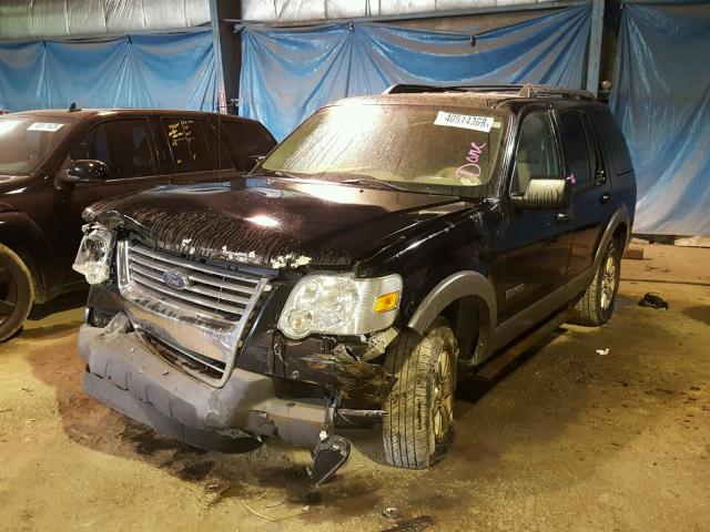 1FMEU73E76ZA14844 - 2006 FORD EXPLORER X BLACK photo 2