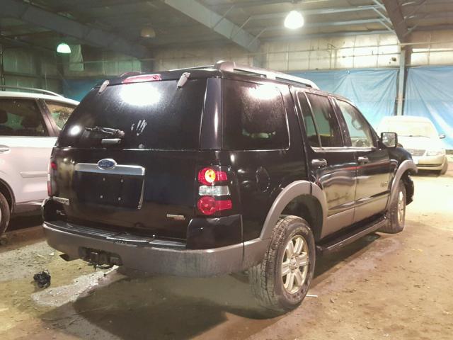 1FMEU73E76ZA14844 - 2006 FORD EXPLORER X BLACK photo 4