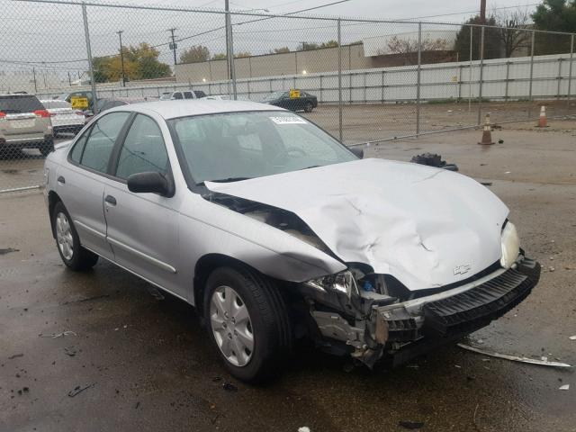 1G1JF524427136182 - 2002 CHEVROLET CAVALIER L SILVER photo 1