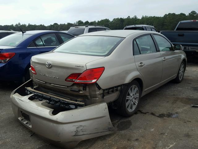 4T1BK36B35U050187 - 2005 TOYOTA AVALON XL TAN photo 4