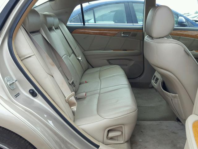 4T1BK36B35U050187 - 2005 TOYOTA AVALON XL TAN photo 6