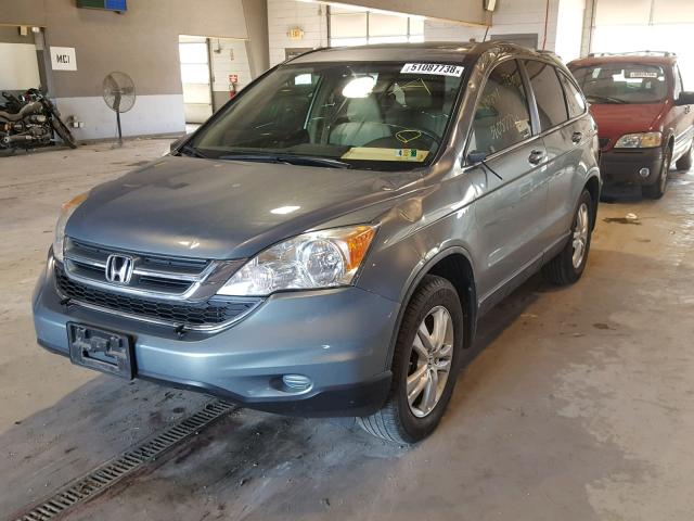 5J6RE3H77BL051504 - 2011 HONDA CR-V EXL GRAY photo 2