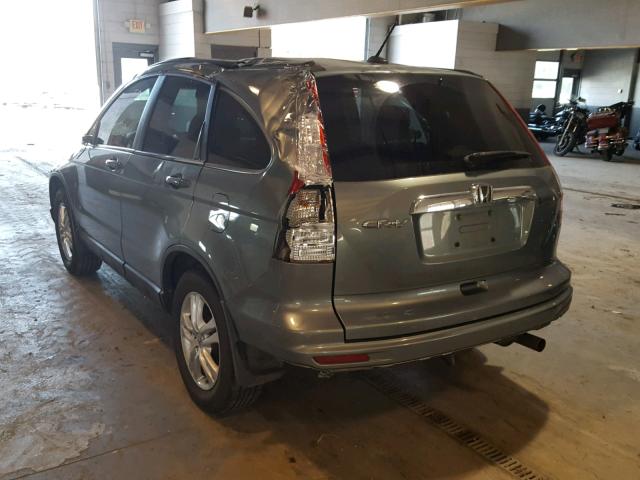 5J6RE3H77BL051504 - 2011 HONDA CR-V EXL GRAY photo 3