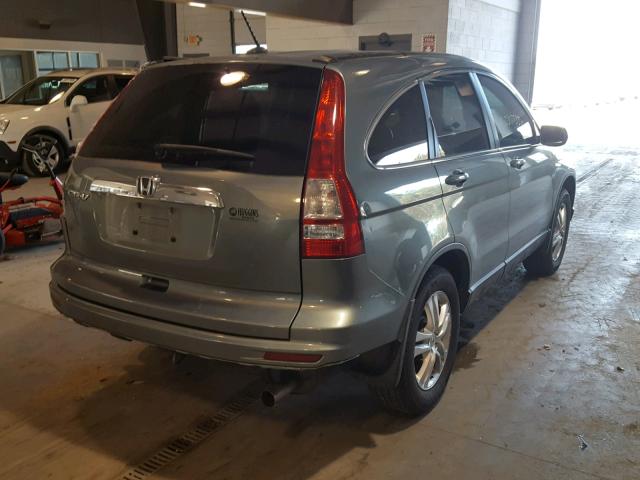 5J6RE3H77BL051504 - 2011 HONDA CR-V EXL GRAY photo 4