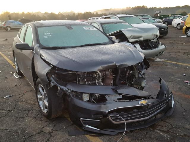 1G1ZB5ST0HF246828 - 2017 CHEVROLET MALIBU LS 灰色 照片 1