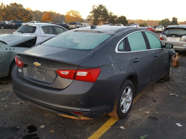 1G1ZB5ST0HF246828 - 2017 CHEVROLET MALIBU LS 灰色 照片 4