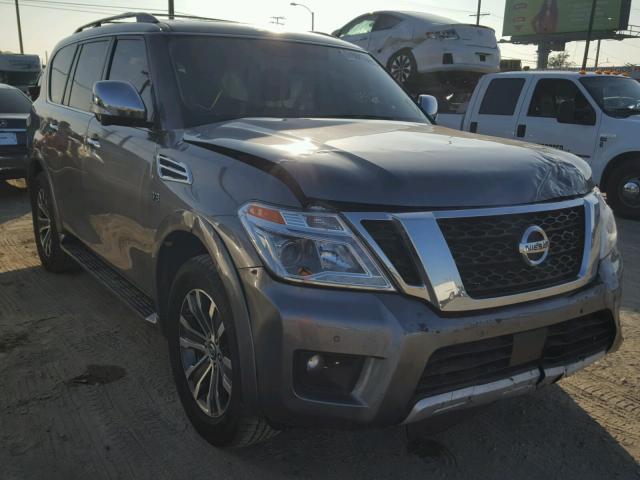 JN8AY2NDXJ9056159 - 2018 NISSAN ARMADA SV GRAY photo 1