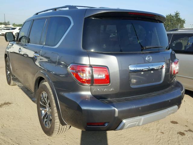 JN8AY2NDXJ9056159 - 2018 NISSAN ARMADA SV GRAY photo 3