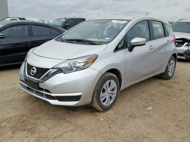 3N1CE2CP1JL366818 - 2018 NISSAN VERSA NOTE SILVER photo 2