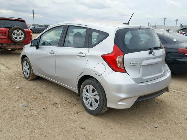 3N1CE2CP1JL366818 - 2018 NISSAN VERSA NOTE SILVER photo 3