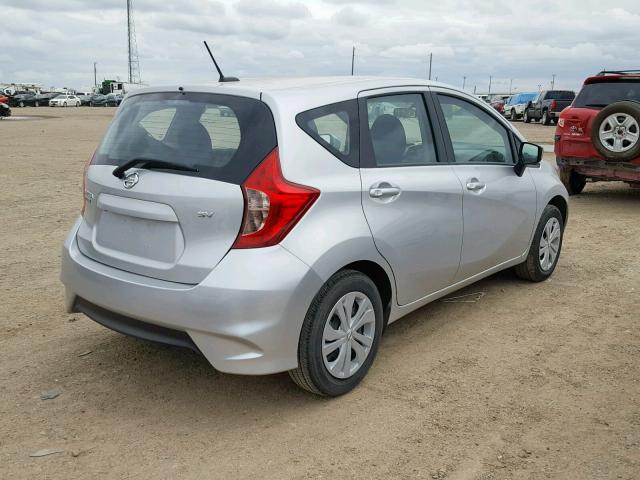 3N1CE2CP1JL366818 - 2018 NISSAN VERSA NOTE SILVER photo 4