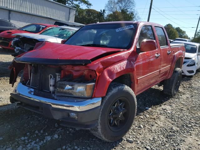 1GTH5PFE7C8138771 - 2012 GMC CANYON SLE RED photo 2