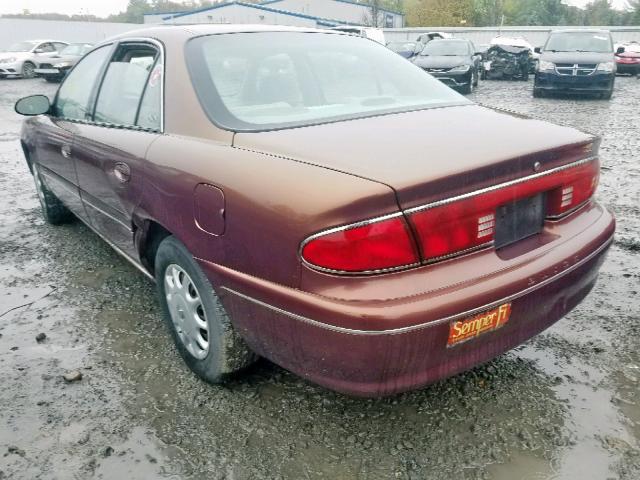 2G4WS52M6X1633579 - 1999 BUICK CENTURY CU BROWN photo 3