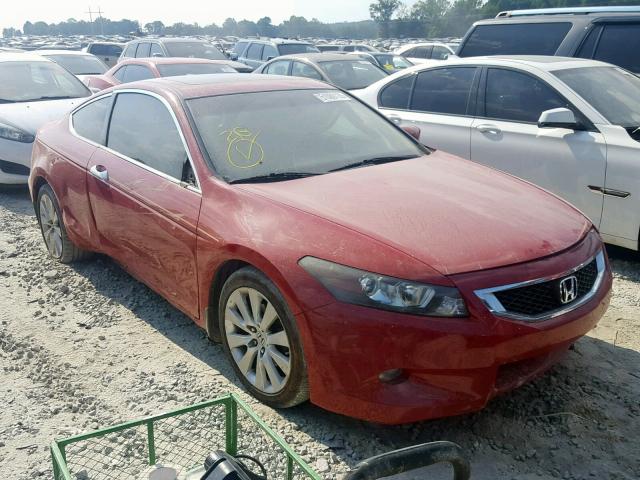 1HGCS2B82AA001430 - 2010 HONDA ACCORD EXL RED photo 1