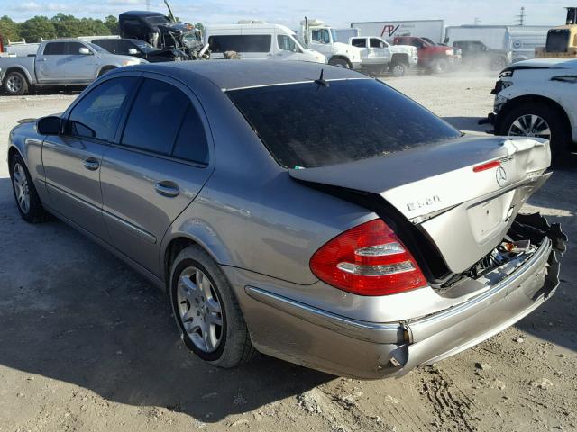 WDBUF65J74A436055 - 2004 MERCEDES-BENZ E 320 SILVER photo 3