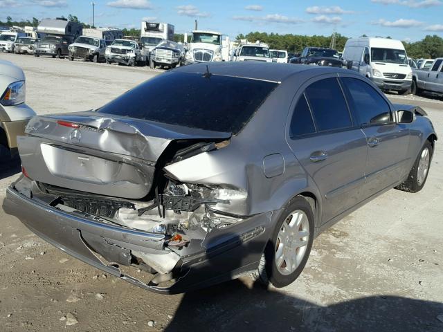 WDBUF65J74A436055 - 2004 MERCEDES-BENZ E 320 SILVER photo 4