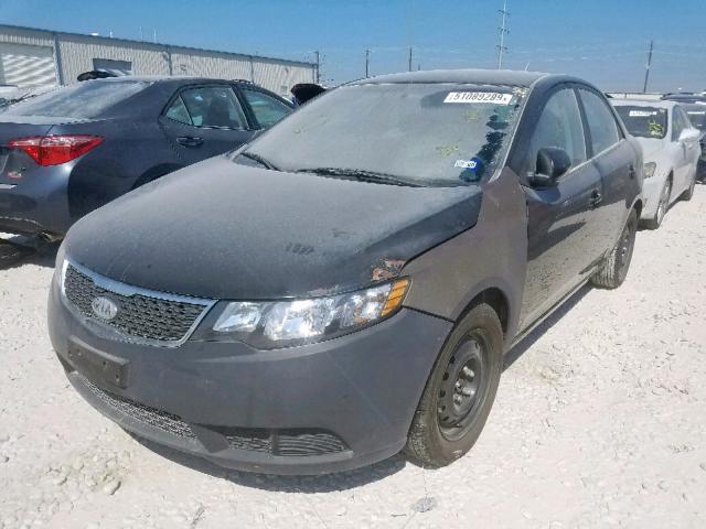 KNAFU4A29D5709683 - 2013 KIA FORTE EX BLACK photo 2