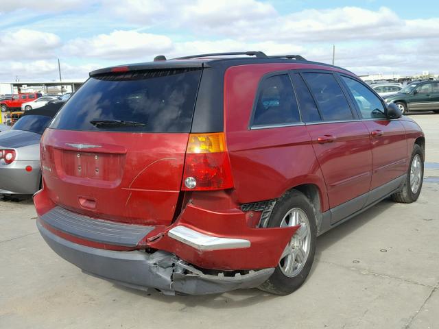 2C8GM68404R570037 - 2004 CHRYSLER PACIFICA BURGUNDY photo 4