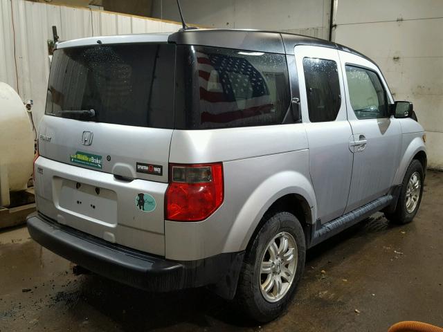 5J6YH28736L008880 - 2006 HONDA ELEMENT EX SILVER photo 4