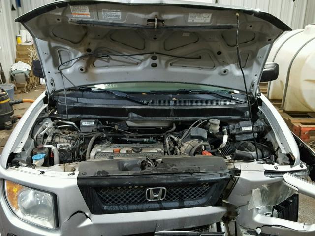 5J6YH28736L008880 - 2006 HONDA ELEMENT EX SILVER photo 7