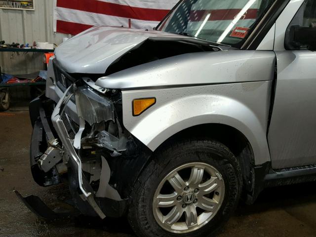 5J6YH28736L008880 - 2006 HONDA ELEMENT EX SILVER photo 9