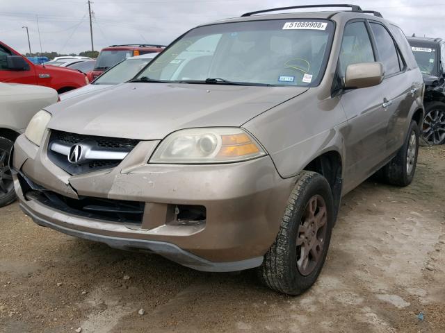 2HNYD18644H558905 - 2004 ACURA MDX TOURIN GOLD photo 2