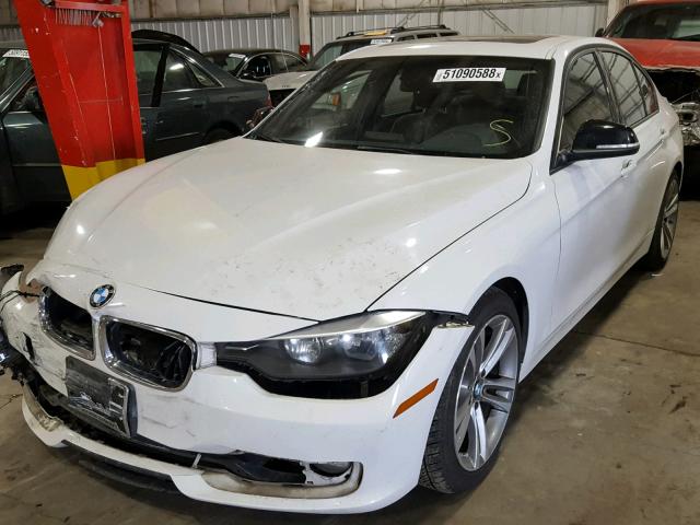 WBA3C1C53DF437363 - 2013 BMW 328 I SULE WHITE photo 2