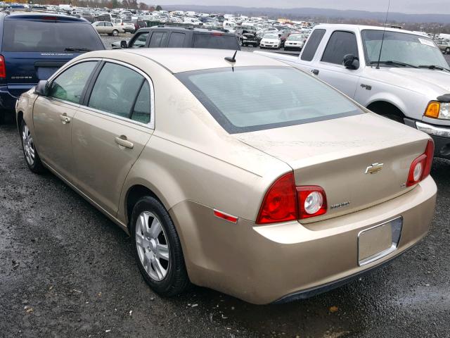 1G1ZG57B28F166240 - 2008 CHEVROLET MALIBU LS 米色 照片 3