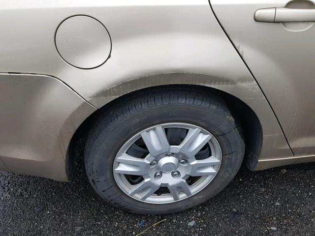 1G1ZG57B28F166240 - 2008 CHEVROLET MALIBU LS 米色 照片 9